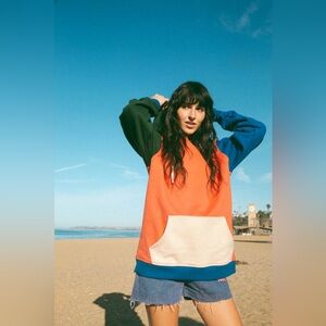 The Bee & The Fox Colorblock Hoodie | Large